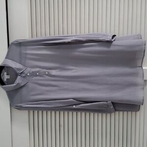 Coldwater Creek Grey Long Sleeve Tunic Blouse Size 1X